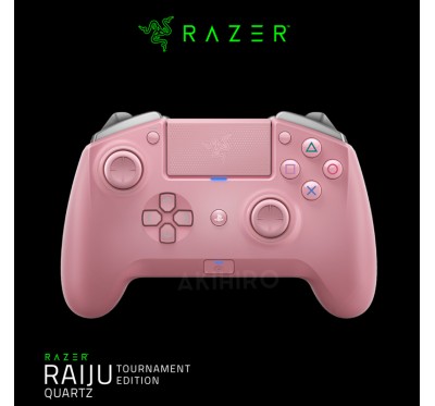 RAZER RAIJU TOURNAMENT  (จอยคอนโทรลเลอร์ PS4)  QUARTZ PINK  1Y.